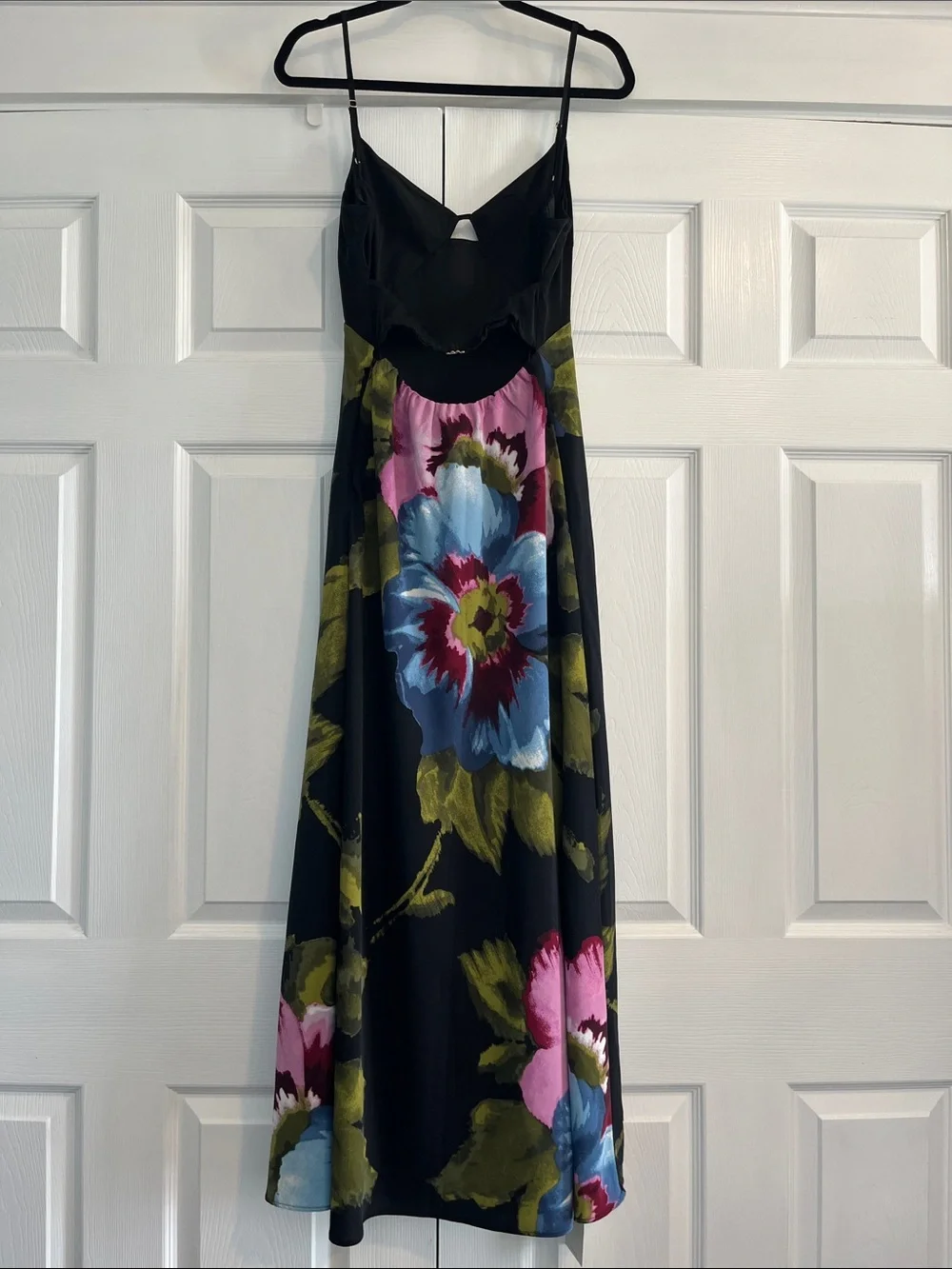 NWT Abercrombie & Fitch Black Floral Dress